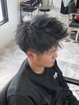 ジェントル(GENTLE) ツイスパ風アップバング