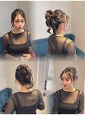 お呼ばれヘアセット