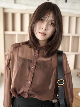 ケーツー 谷町(K-two) ミディアムレイヤー*ミディアムヘア*顔周りカット*30代40代50代