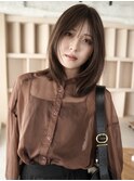 ミディアムレイヤー*ミディアムヘア*顔周りカット*30代40代50代