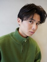 ニコ トウキョウ ロジック(nico TOKYO Logic)&nbsp;センターパートニュアンスパーマフェザーパーマ