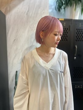 ヴァイス 渋谷店(VAICE) ホワイトピンク/ショートボブ