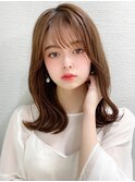 透明感あふれるナチュラルアッシュブラウン