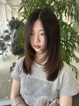 ハピネス 西大寺店(Happiness) レイヤーカット ハイレイヤー 顔まわりレイヤー