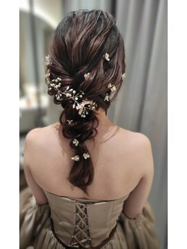 ブラウ ネイル パーティー(Blau Nail Party) ふんわり編み下ろし