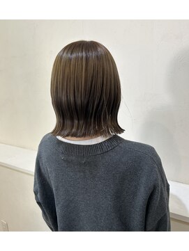 セットアップ 岡山北長瀬店(SET-UP) ナチュラルミルクティー×ボブ