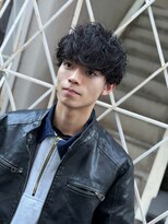 メロウメンズライン 神戸三宮(mellow men's line) シャドウパーマ /無造作パーマ /緩めパーマ