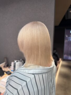 エン 栄店(enne) 大人ガーリー/ダークアッシュ/ミディアムレイヤーカット/栄