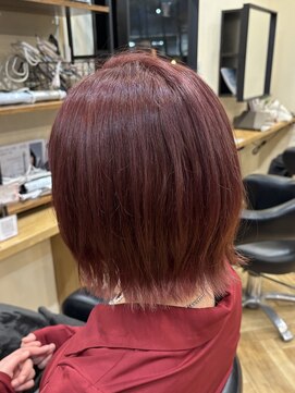 アルター(aL ter) 【レッドカラー】着物ヘア/大人ガーリー/ダークアッシュ/中島