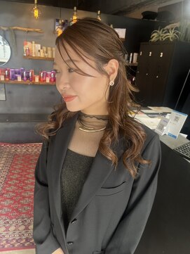 リンダイーロ(Linda Hiro) 【札幌円山】ハーフアップ/ヘアセット/結婚式/およばれ