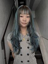 パーク(PAAQ)&nbsp;ダブルカラー＆ブリーチレイヤーカットミックスローライトカラー