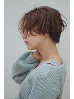 ピープル オモテサンドウ(people omotesando) ハンサムショート/ニュアンスパーマ/メンズライク/ショートボブ
