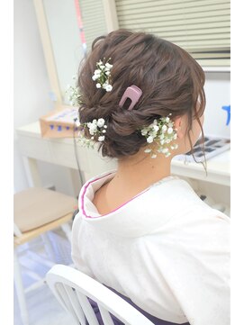 リサ 恵比寿(risa.) ヘアアクセサリーが引き立つ☆シンプルアップ