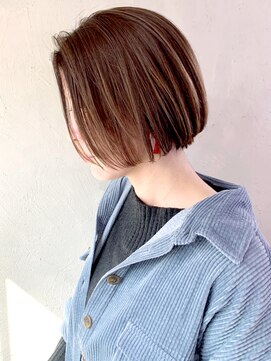 アイティー バイ アルバム 中野店(IT by ALBUM) ワンレンボブ_スリークボブ厚めバングローライト_ba285022