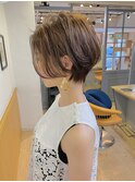襟足タイトに!美シルエットショート!