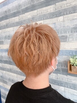 シードヘア(seed hair) メンズミルクティーカラー