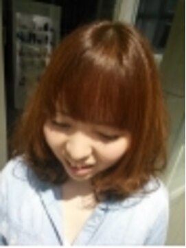 ジプソ(Gypso Hair salon) 春夏ミックス♪明るめカラーのガーリースタイル♪