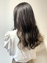 ナルヘアー 越谷(Nalu hair) 巻き髪ロングウェーブ　ミルクティーベージュインナーカラー