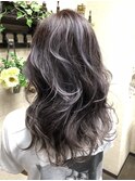 ラベンダーハイライト【cherie池袋】デザインカラー