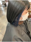 インナーカラー（青＆ターコイズ＆紫）