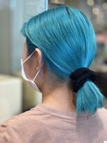 エメールヘア(aimere hair) 2次元のようなブルーヘアー