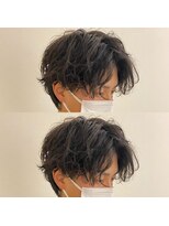 サンバイセライロ 千葉(SAN. by celilo)&nbsp;メンズセンターパート×ナチュラルスパイラル【佐藤詩門】