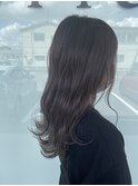 ブリーチなしグレージュカラー♪