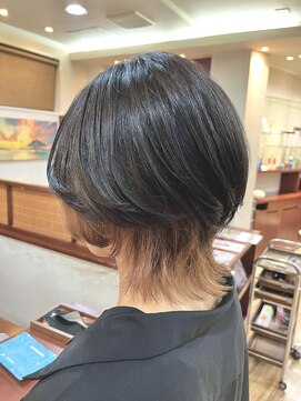 ロコヘアーバイクルル(Loco hair by couleur) ♯ウルフ♯インナーカラー♯人気♯大人可愛い♯高知美容室♯ボブ