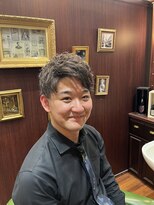 ブロートーキョー(BroTokyo)&nbsp;ツーブロックアップバングショートスタイル