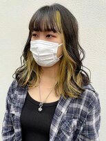 マジコ 下北沢本店(Magico) ブリーチインナーカラーイエローカラー前髪カットトリートメント