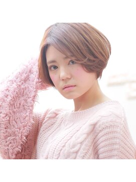 セカンドムウ(Second MW) グレージュカラー/カーキベージュ/ショートボブ