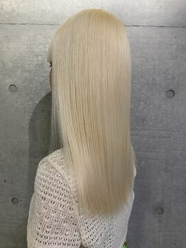 ザ ドット(THE DOT) ブリーチのみ ブロンド ベージュ 抜きっぱなし