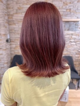 アロマヘアルーム 横浜店(AROMA hair room) ふんわりミディアム艶ピンクペールピンク髪質改善/横浜/横浜西口