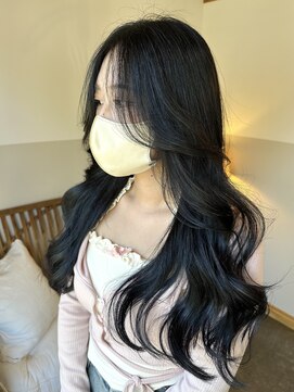 ヘアーデザインサロン スワッグ(Hair design salon SWAG) sheer blue black
