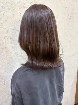 イーストハムアール(EAST HAM r) くびれミディアム/艶髪アッシュブラウン