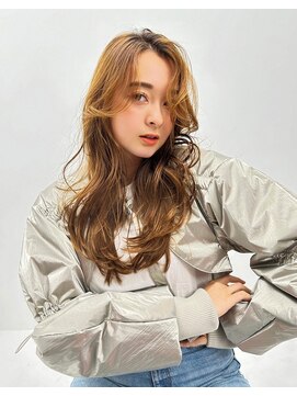 ラフィス ヘアーピュール 梅田茶屋町店(La fith hair pur) 【La fith】キャラメルベージュ×ゆるふわロング