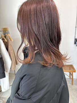 シンエノム(Shin enom) グラデーションカラー/アッシュベージュ