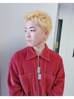 パープル(purple)&nbsp;抜きっぱなしスパイキーブロンド