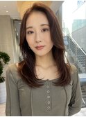 韓国風レイヤー 顔周りレイヤーカット 髪質改善 イルミナカラー