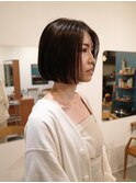 【ショートボブ/阿部達哉】ショート/カール/ボブ/シアーカラー