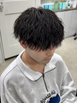 フィフス 名駅(fifth) ツイストスパイラルパーマ波巻きスパイラルメンズマッシュ名古屋