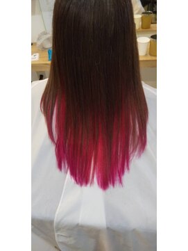 モントン(mon temps) 縮毛矯正してるのにインナーブリーチ&カラーの攻めスペシャル