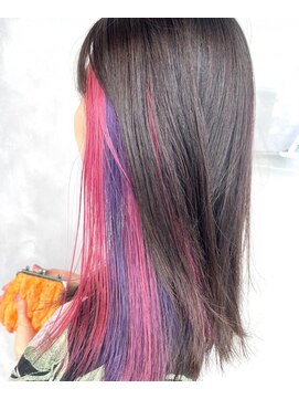 アコ(Aco) イヤリングカラー/ピンク/バイオレット/紫