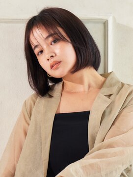 ビィシャイン 三木店(Be shine) シースルーバングなボブ