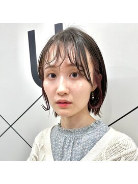 シシ 大宮(She 2.) 大人丸みショートボブ/マッシュショート/前髪/ベージュカラー