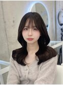 レイヤーカットでつくる＊韓国くびれヘア