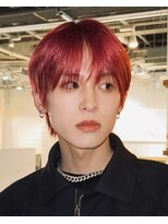 ノラ ヘアーサロン(NORA HAIR SALON) 韓国シースルーマッシュカルマパーマダウンパーマレッドカラー