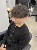 波巻きパーマ