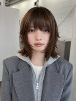 カシェ ホリエ(CACHE HORIE)&nbsp;レイヤーカット / ザクザクレイヤー / 顔周りカット / ブラウン