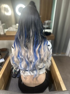 リノ(Lino) Lino バレイヤージュ×ブルーハイライト